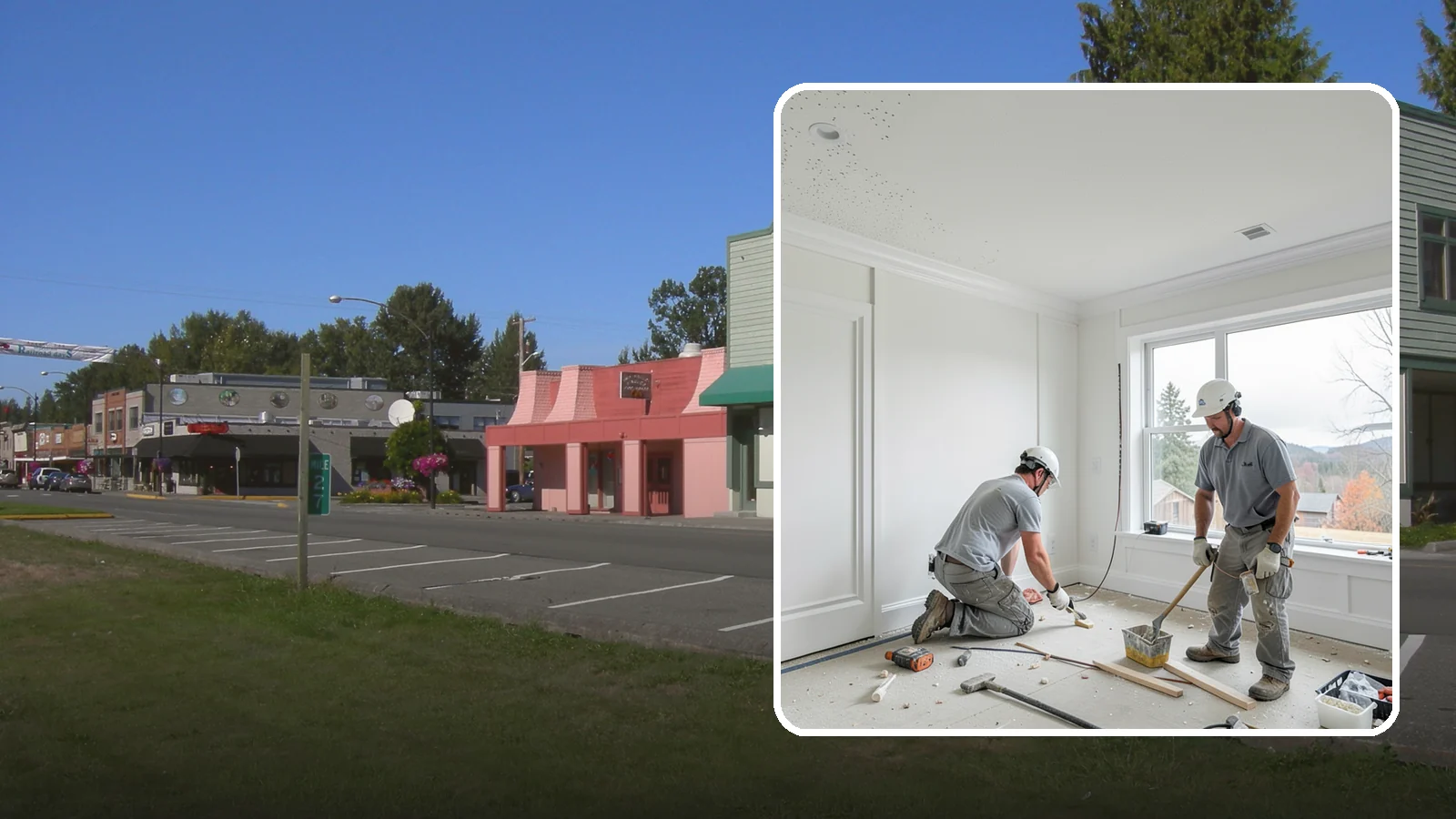 Popcorn Ceiling Removal in Snoqualmie, King County, WA - Popcorn ceiling removal strips dated texture and leaves a smooth, modern overhead finish.