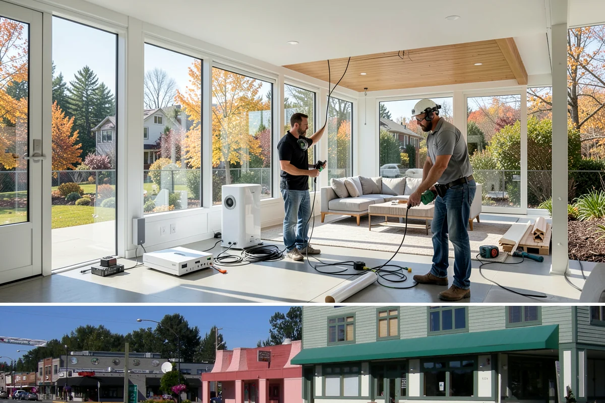 Popcorn Ceiling Removal in Snoqualmie, King County, WA - Popcorn removal is interior work you can complete in any season, making it ideal for rainy-day projects.
