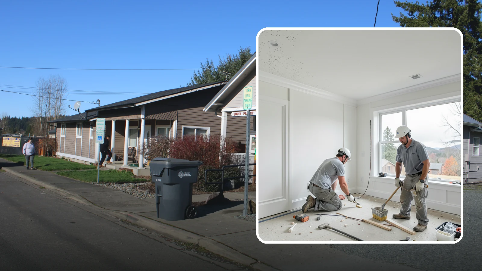 Popcorn Ceiling Removal in South Prairie, Pierce County, WA - Popcorn ceiling removal strips dated texture and leaves a smooth, modern overhead finish.