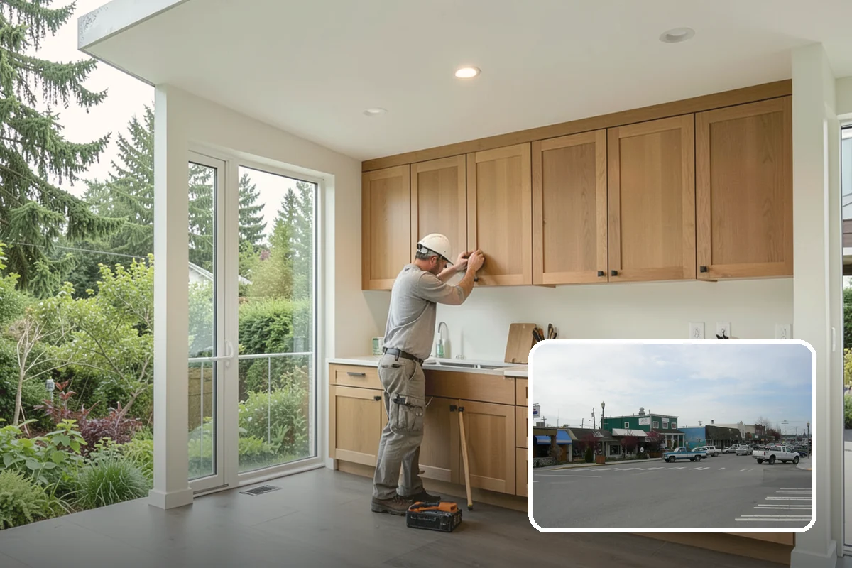 Popcorn Ceiling Removal in Stanwood, Snohomish County, WA - A smooth, updated ceiling that modernizes the room