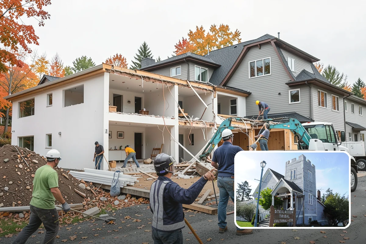 Popcorn Ceiling Removal in Steilacoom, Pierce County, WA - A smooth, updated ceiling that modernizes the room