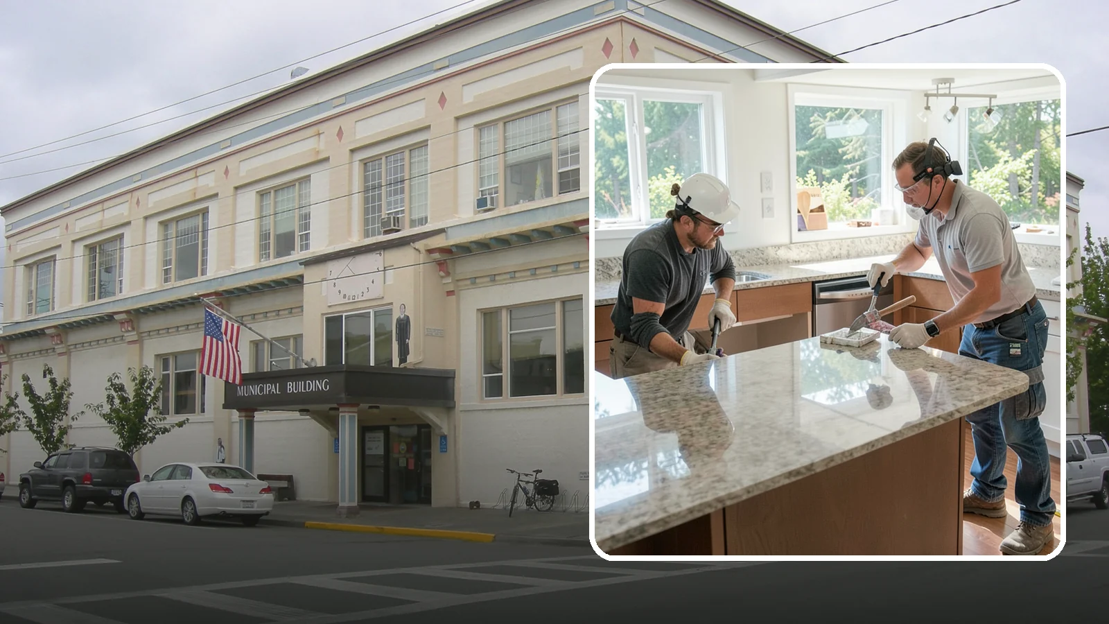 Porcelain Countertop Installation in Anacortes, Skagit County, WA - Ultra-durable porcelain countertop installation with slim profiles, heat resistance, and highly realistic stone looks.