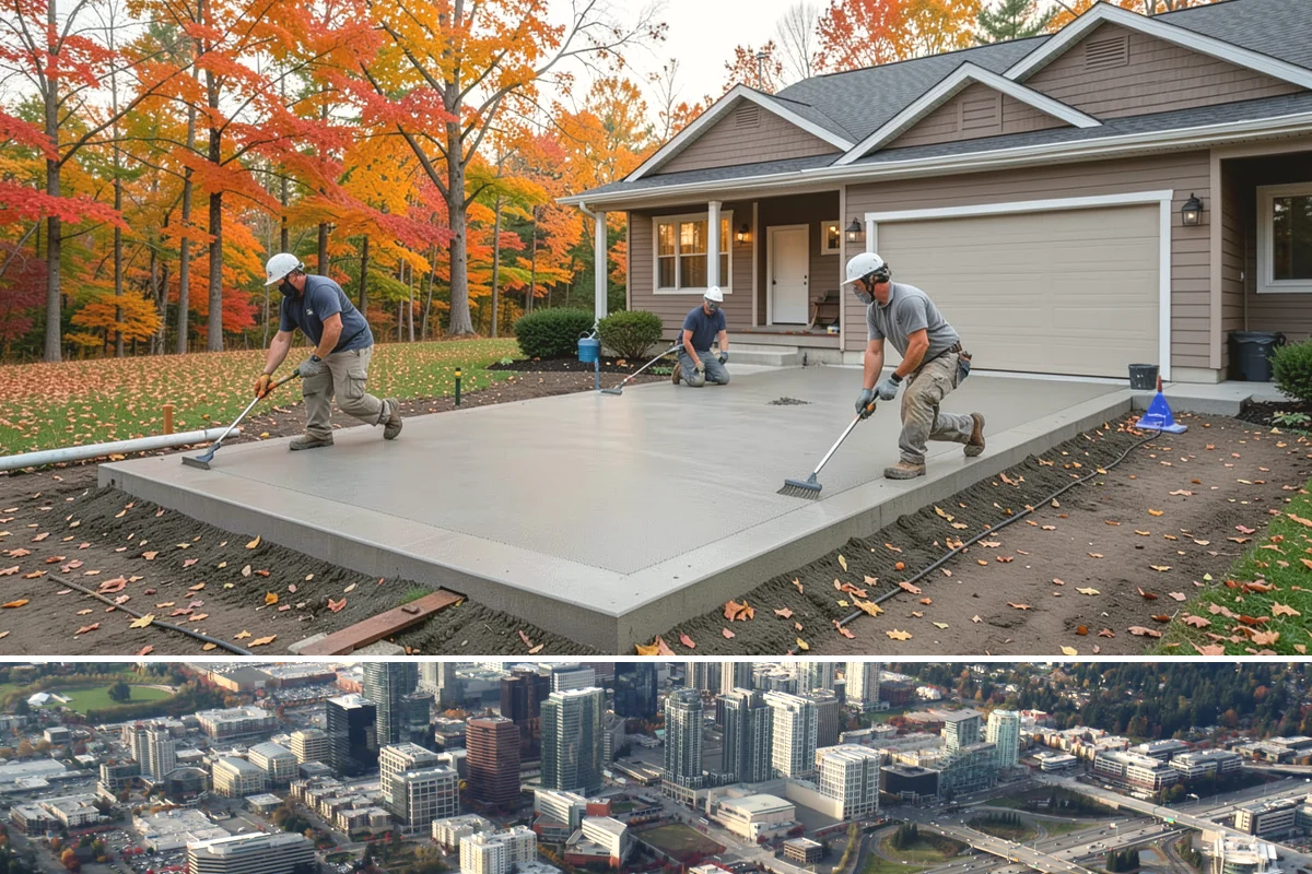 Porcelain Countertop Installation in Bellevue, King County, WA - Porcelain countertops install indoors year-round, so PNW rain never affects the schedule.