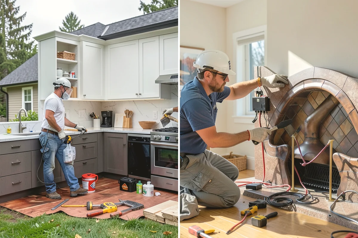 Porcelain Countertop Installation in Covington, King County, WA - Select porcelain slab and finish