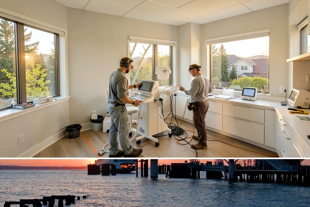 Porcelain Countertop Installation in Edmonds, Snohomish County, WA - Porcelain countertops install indoors year-round, so PNW rain never affects the schedule.