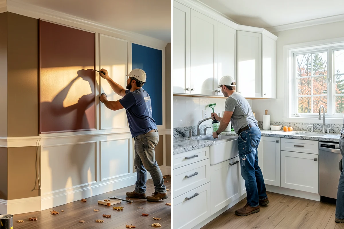 Porcelain Countertop Installation in Gig Harbor, Pierce County, WA - Select porcelain slab and finish