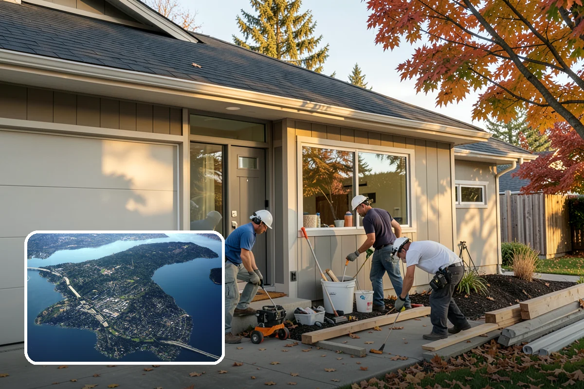 Porcelain Countertop Installation in Mercer Island, King County, WA - Extremely hard, scratch-resistant surface