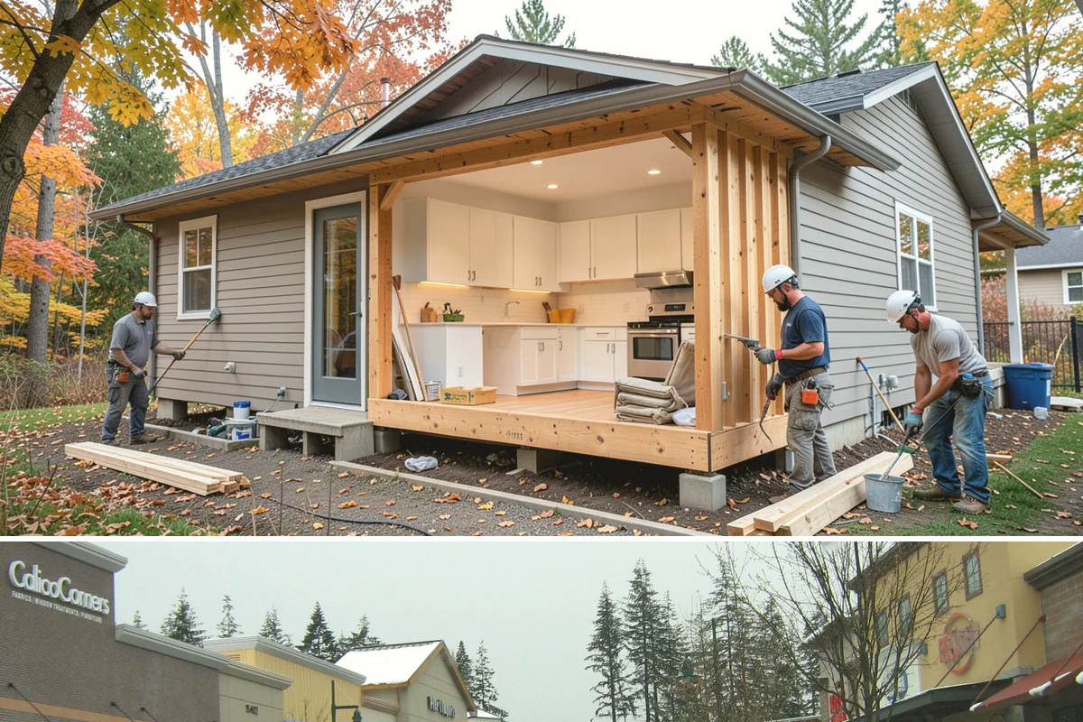 Porcelain Countertop Installation in Mill Creek, Snohomish County, WA - Porcelain countertops install indoors year-round, so PNW rain never affects the schedule.