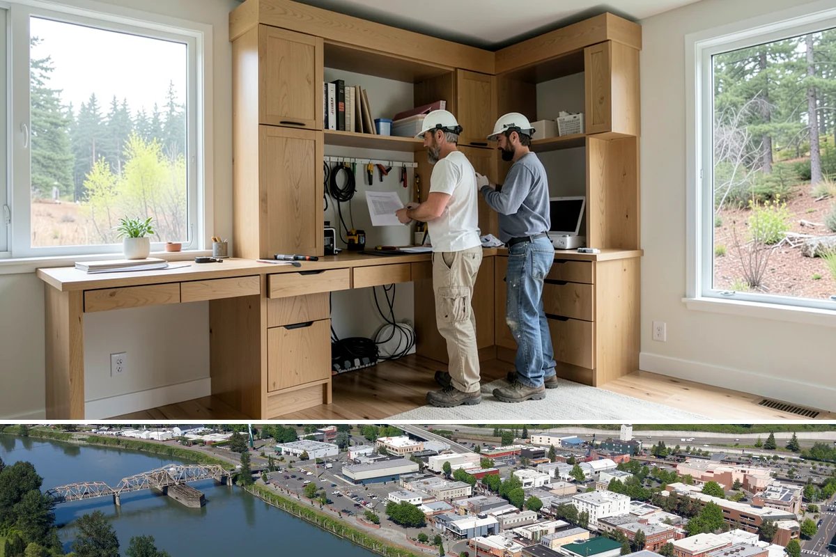 Porcelain Countertop Installation in Mount Vernon, Skagit County, WA - Porcelain countertops install indoors year-round, so PNW rain never affects the schedule.