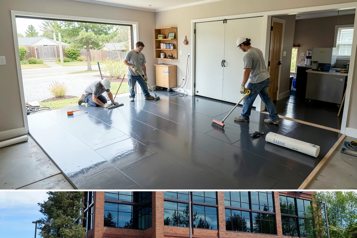 Porcelain Countertop Installation in Mountlake Terrace, Snohomish County, WA - Porcelain countertops install indoors year-round, so PNW rain never affects the schedule.