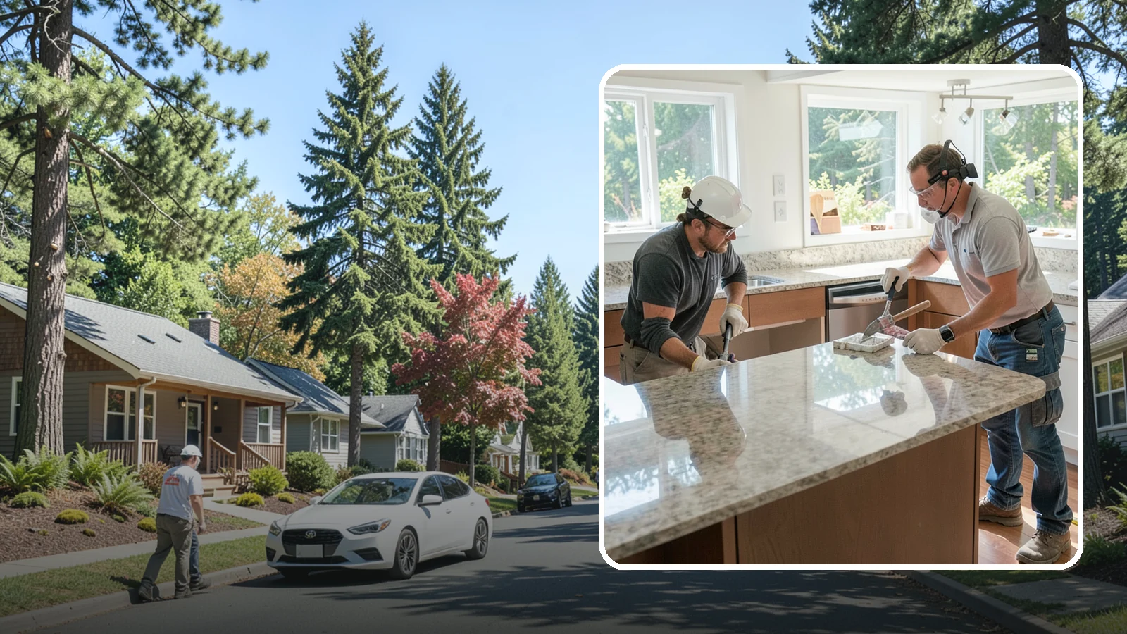 Porcelain Countertop Installation in Orting, Pierce County, WA - Ultra-durable porcelain countertop installation with slim profiles, heat resistance, and highly realistic stone looks.