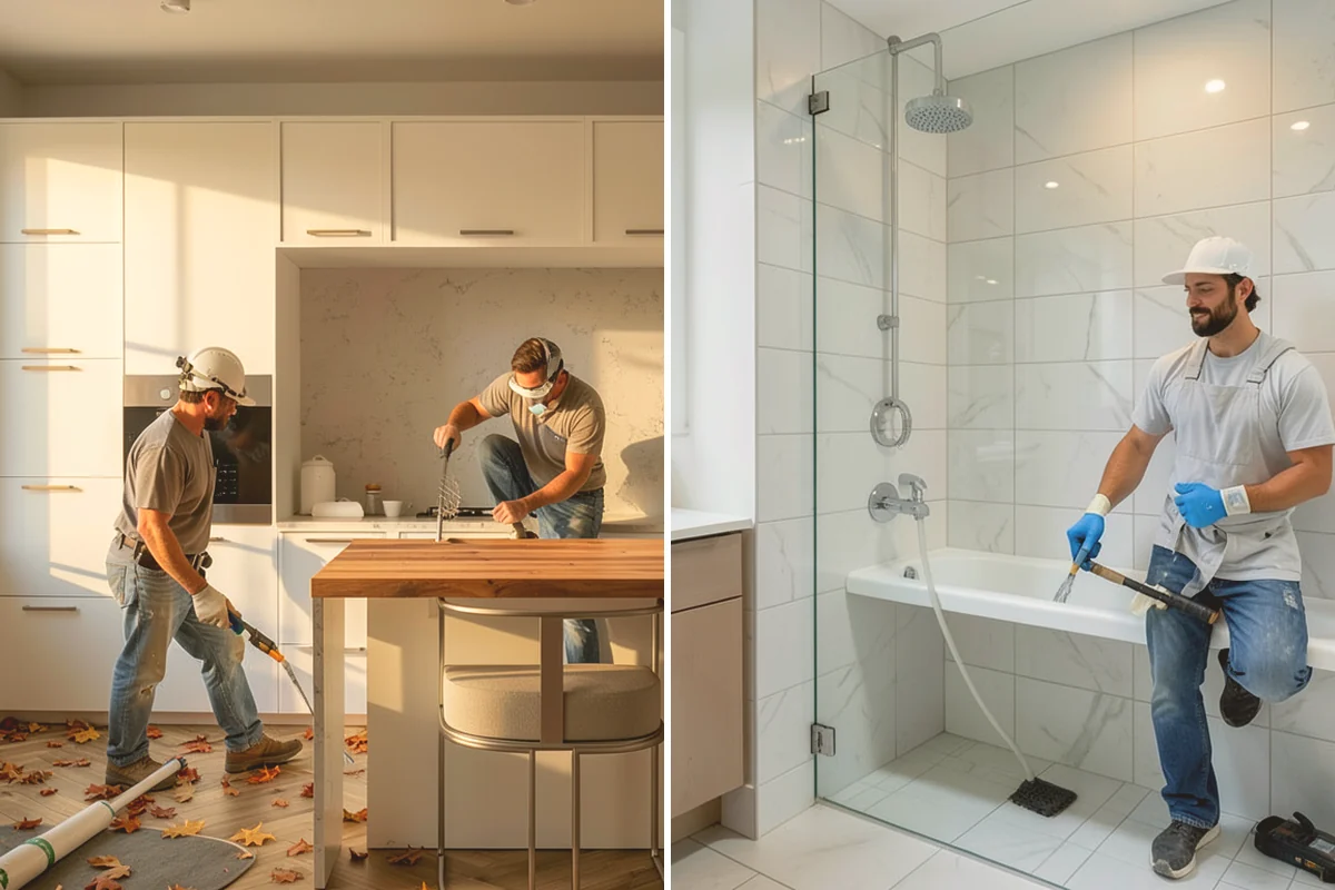 Porcelain Countertop Installation in Orting, Pierce County, WA - Select porcelain slab and finish