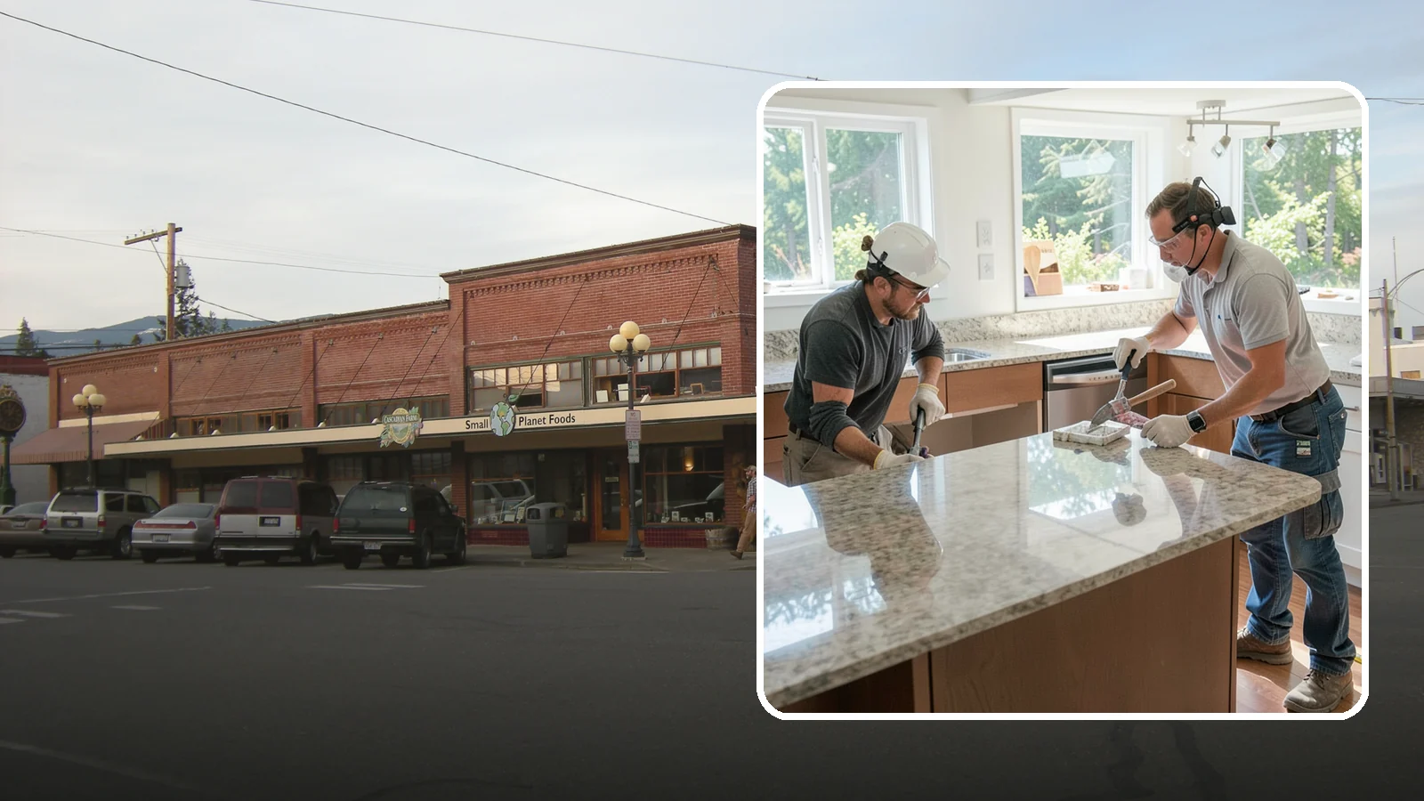 Porcelain Countertop Installation in Sedro-Woolley, Skagit County, WA - Ultra-durable porcelain countertop installation with slim profiles, heat resistance, and highly realistic stone looks.