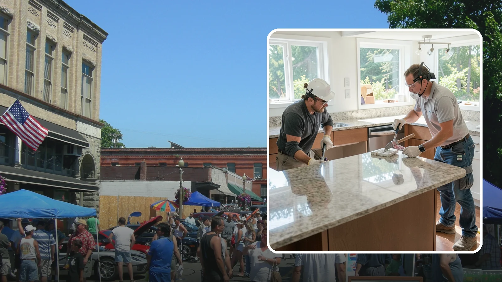 Porcelain Countertop Installation in Snohomish, Snohomish County, WA - Ultra-durable porcelain countertop installation with slim profiles, heat resistance, and highly realistic stone looks.