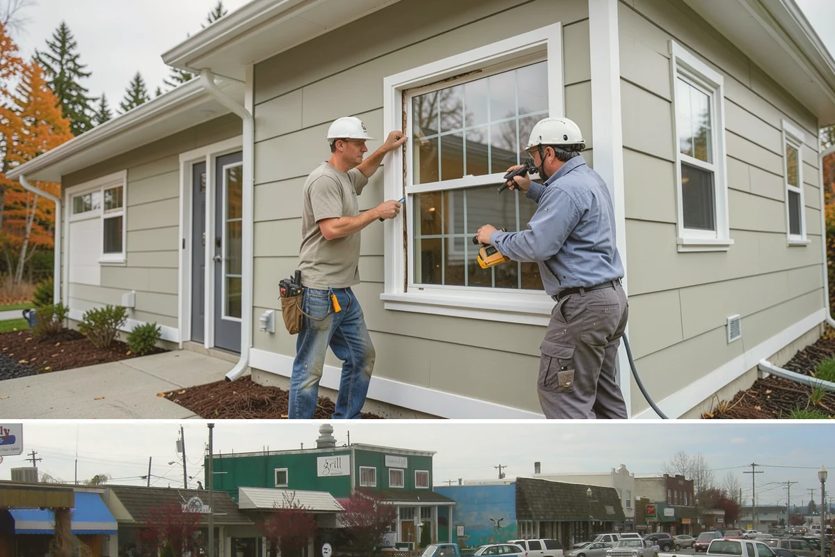 Porcelain Countertop Installation in Stanwood, Snohomish County, WA - Porcelain countertops install indoors year-round, so PNW rain never affects the schedule.