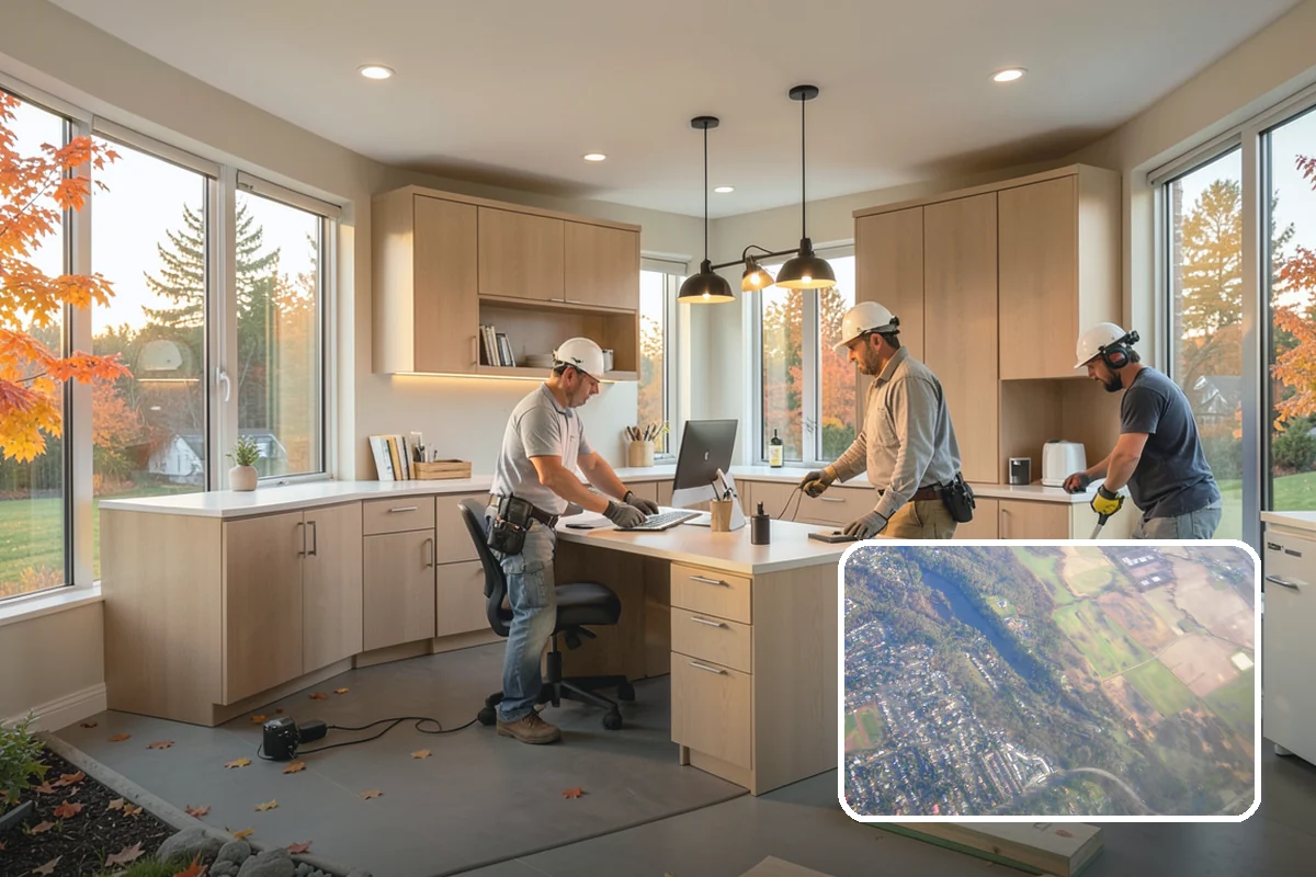 Porcelain Tile Flooring in Algona, King County, WA - Near-zero water absorption for wet areas