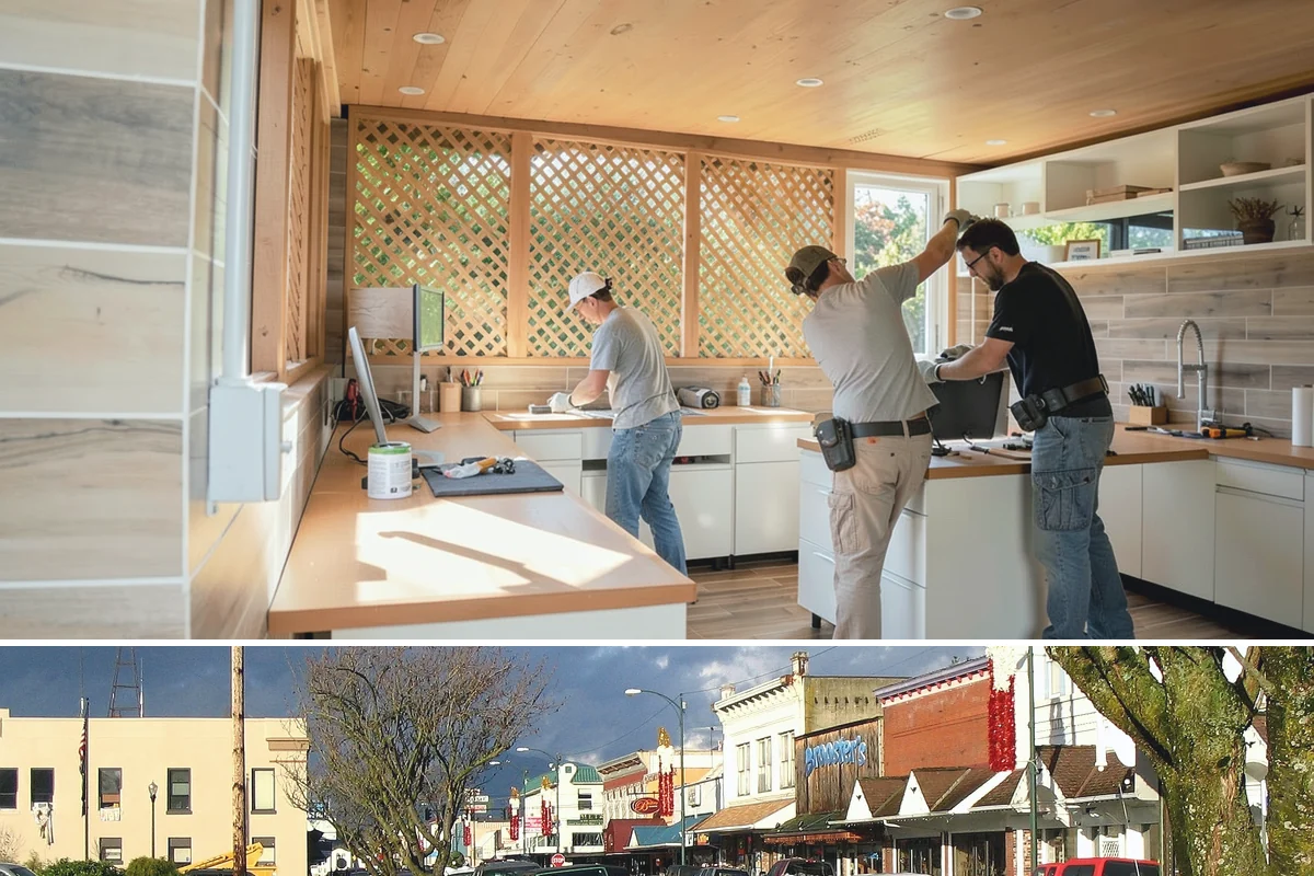 Porcelain Tile Flooring in Arlington, Snohomish County, WA - Porcelain flooring is an indoor job suited to every season, with winter installs simply requiring extra cure time for setting...
