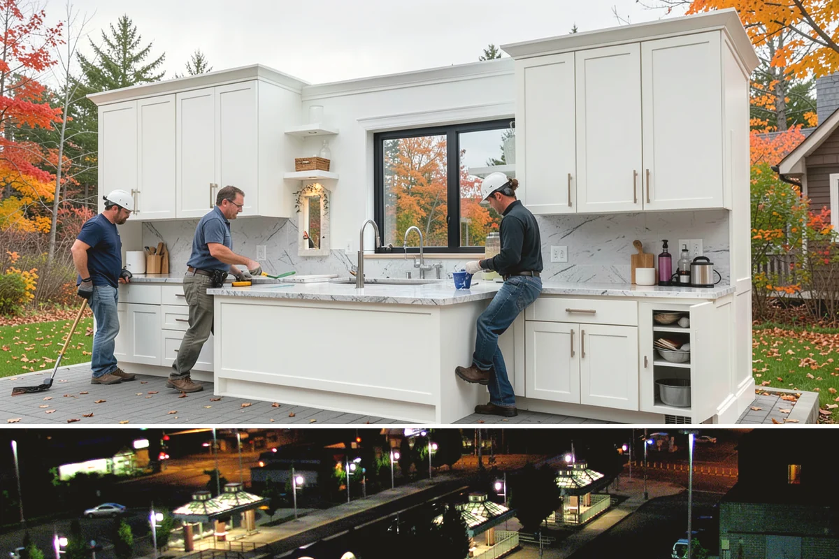 Porcelain Tile Flooring in Auburn, King County, WA - Porcelain flooring is an indoor job suited to every season, with winter installs simply requiring extra cure time for setting...
