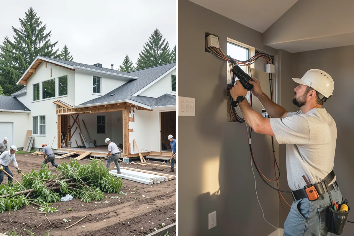 Porcelain Tile Flooring in Bonney Lake, Pierce County, WA - Assess and prepare a rigid substrate