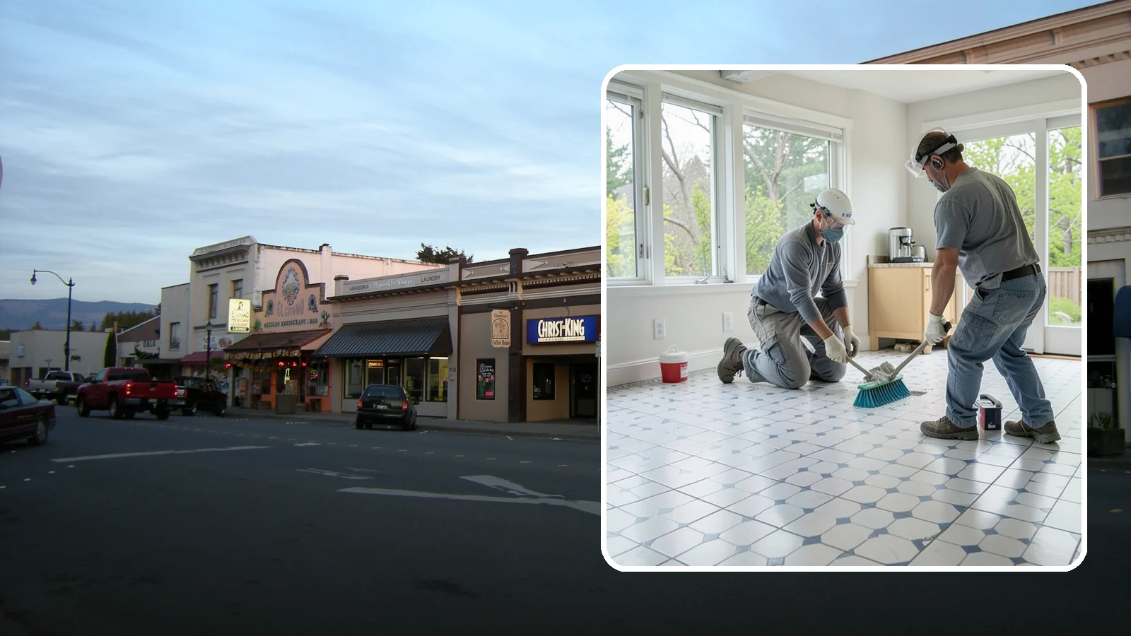 Porcelain Tile Flooring in Burlington, Skagit County, WA - Dense, water-resistant porcelain tile flooring engineered for the toughest and wettest spaces in your home.