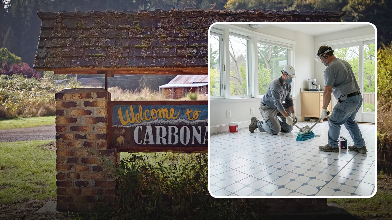 Porcelain Tile Flooring in Carbonado, Pierce County, WA - Dense, water-resistant porcelain tile flooring engineered for the toughest and wettest spaces in your home.