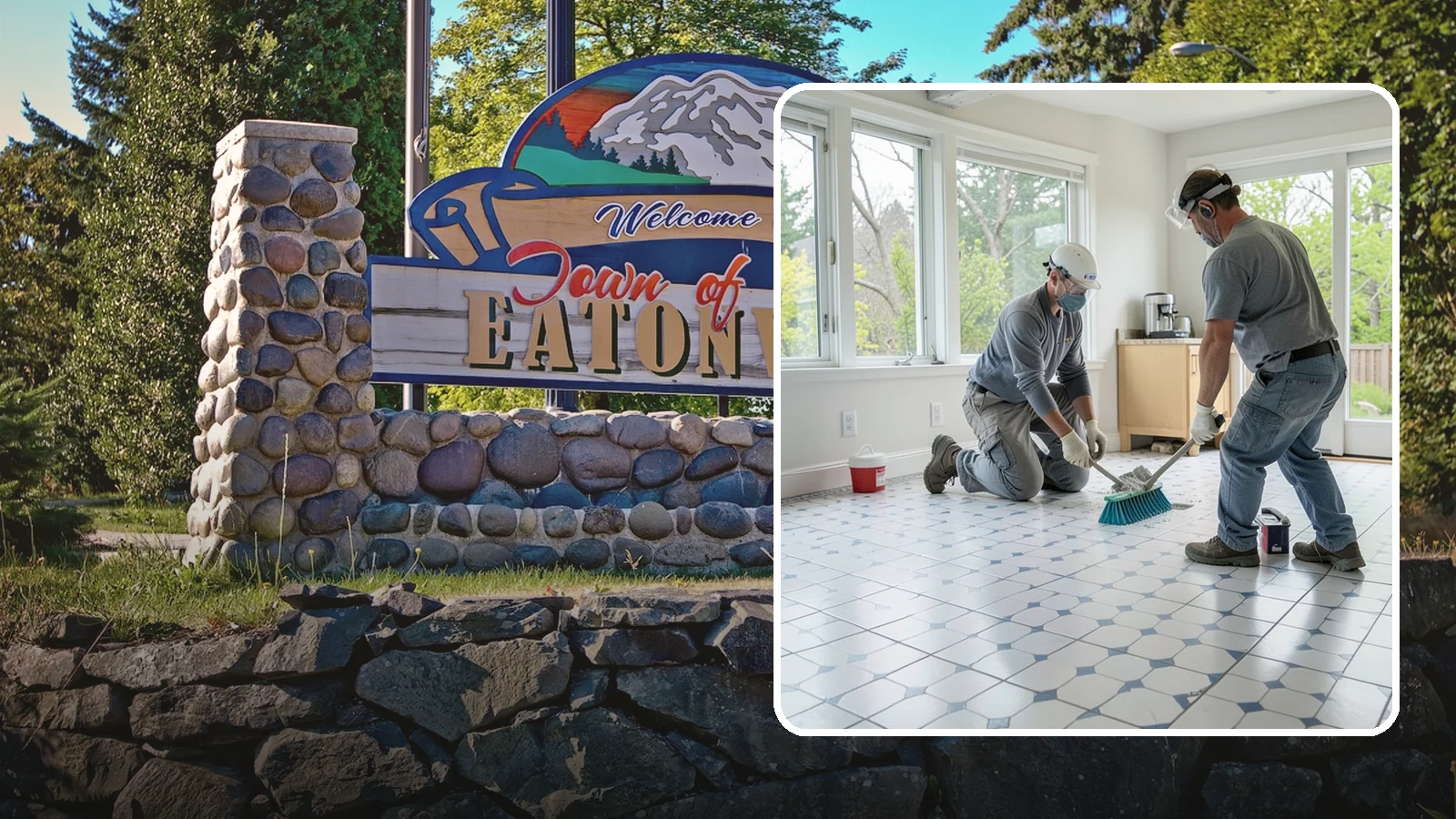 Porcelain Tile Flooring in Eatonville, Pierce County, WA - Dense, water-resistant porcelain tile flooring engineered for the toughest and wettest spaces in your home.