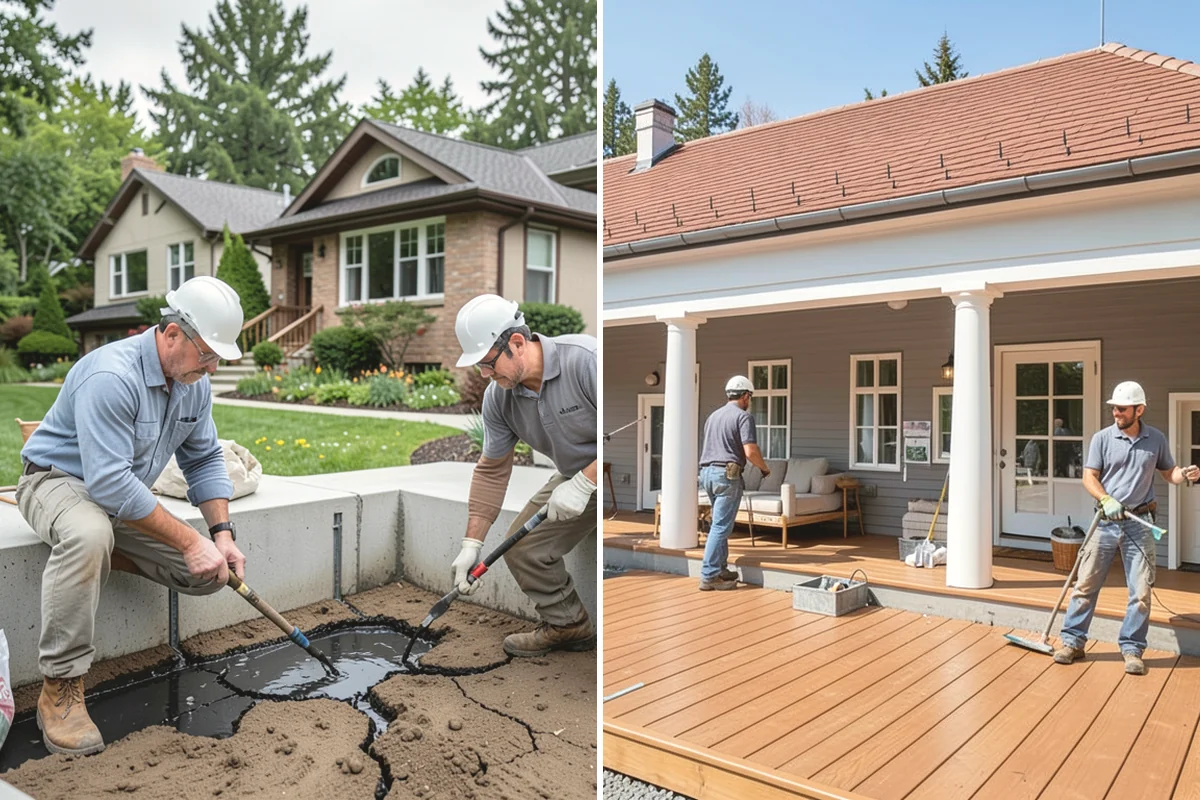 Porcelain Tile Flooring in Edgewood, Pierce County, WA - Assess and prepare a rigid substrate