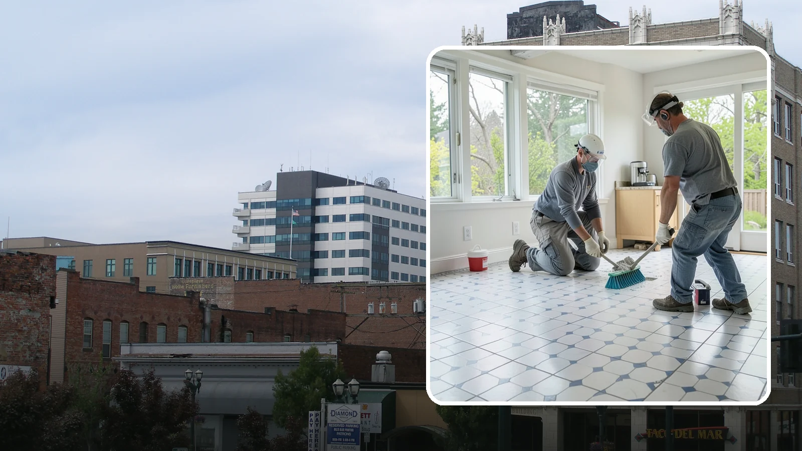 Porcelain Tile Flooring in Everett, Snohomish County, WA - Dense, water-resistant porcelain tile flooring engineered for the toughest and wettest spaces in your home.