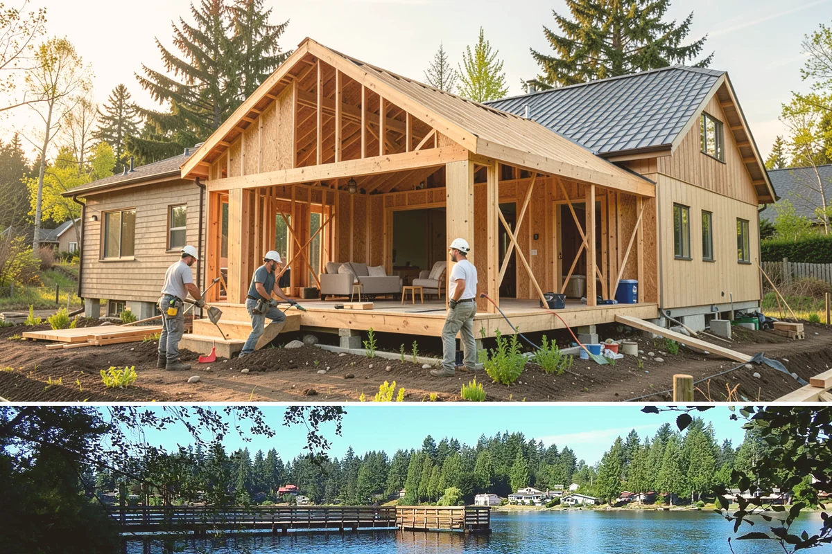 Porcelain Tile Flooring in Federal Way, King County, WA - Porcelain flooring is an indoor job suited to every season, with winter installs simply requiring extra cure time for setting...
