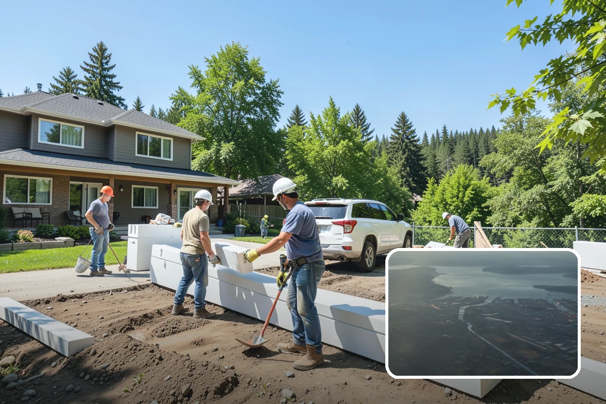 Porcelain Tile Flooring in Fife, Pierce County, WA - Near-zero water absorption for wet areas