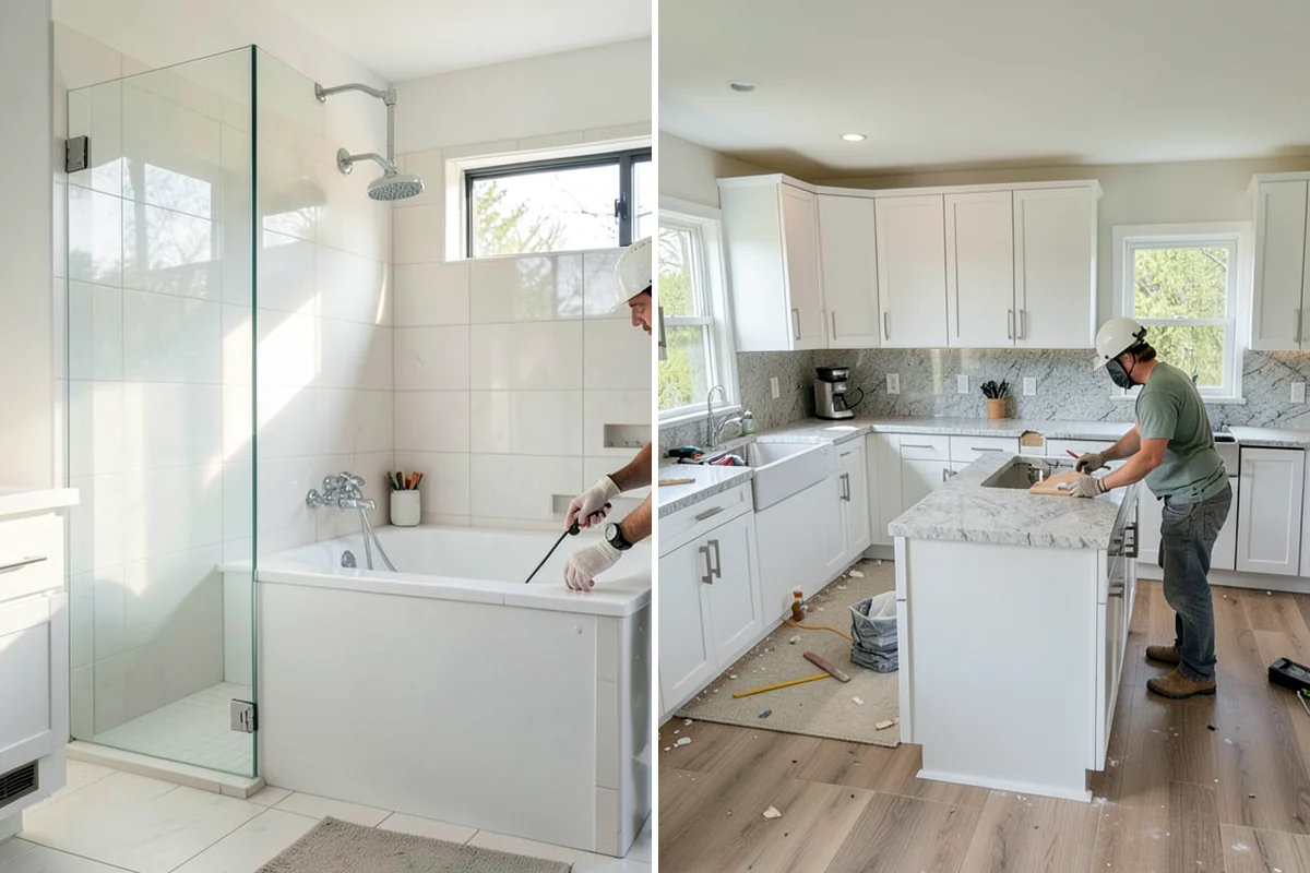 Porcelain Tile Flooring in Fircrest, Pierce County, WA - Assess and prepare a rigid substrate
