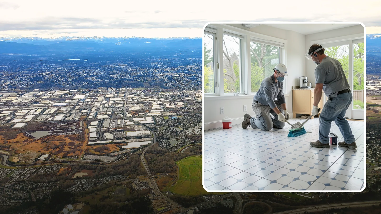Porcelain Tile Flooring in Kent, King County, WA - Dense, water-resistant porcelain tile flooring engineered for the toughest and wettest spaces in your home.