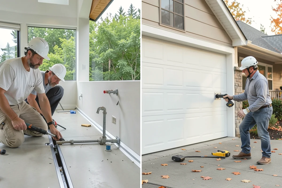 Porcelain Tile Flooring in Lake Stevens, Snohomish County, WA - Assess and prepare a rigid substrate