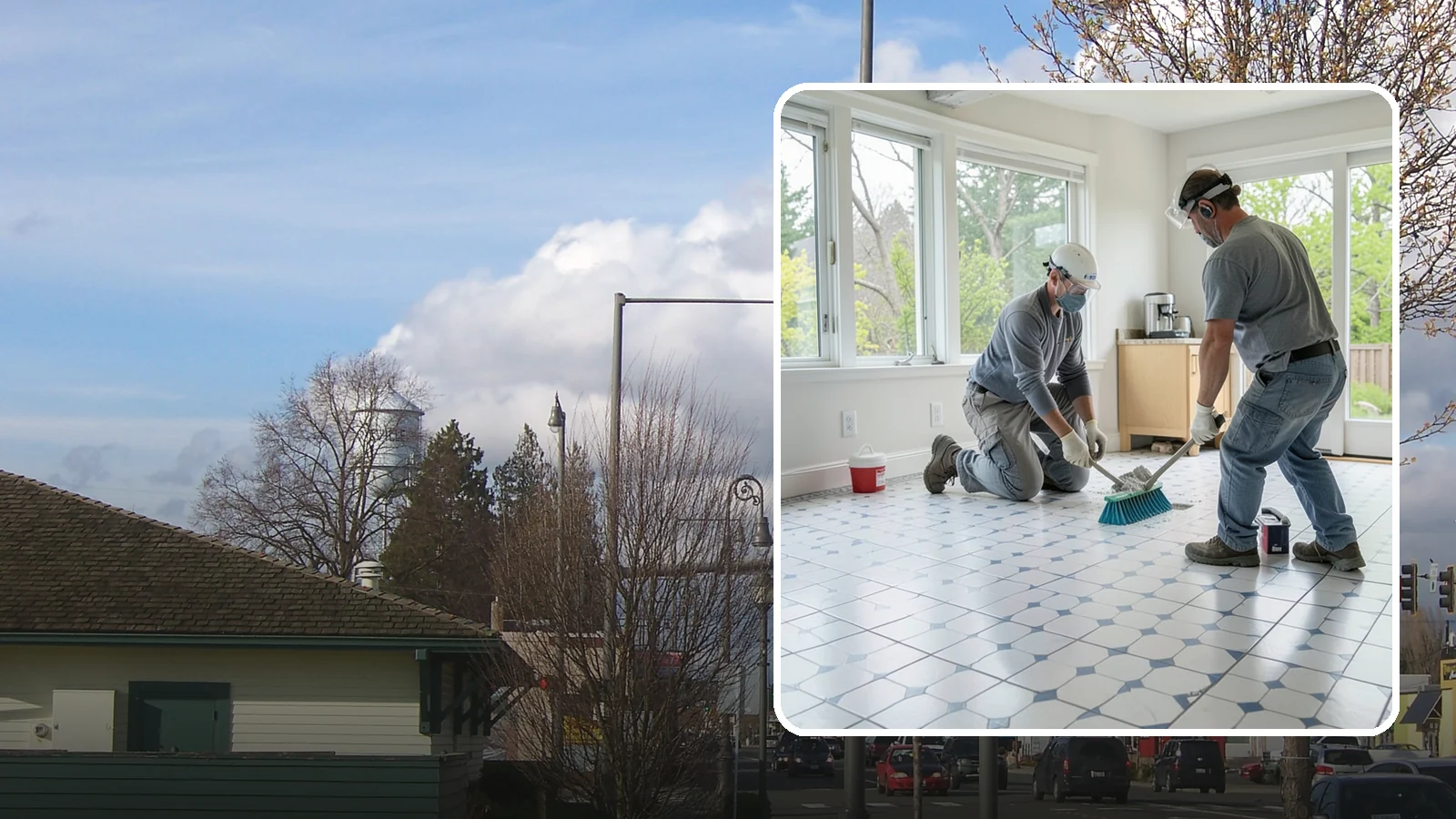 Porcelain Tile Flooring in Marysville, Snohomish County, WA - Dense, water-resistant porcelain tile flooring engineered for the toughest and wettest spaces in your home.