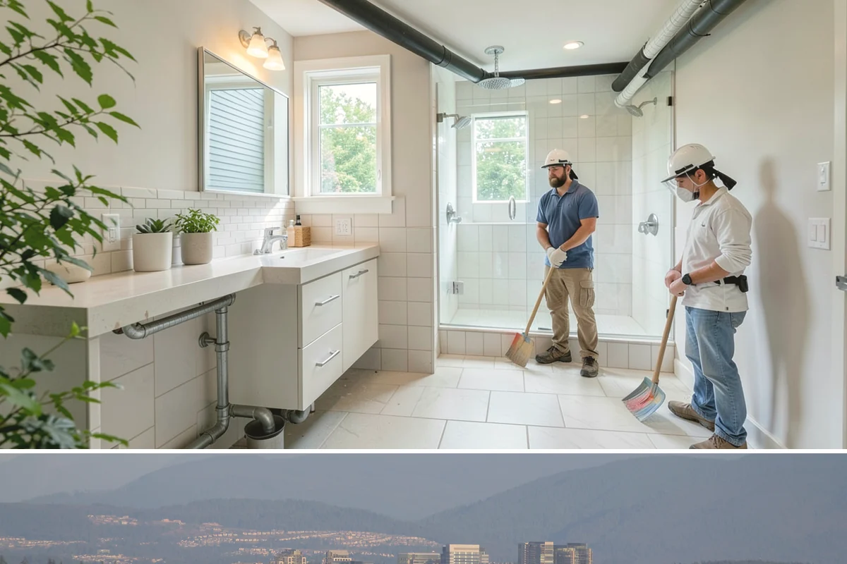 Porcelain Tile Flooring in Medina, King County, WA - Porcelain flooring is an indoor job suited to every season, with winter installs simply requiring extra cure time for setting...