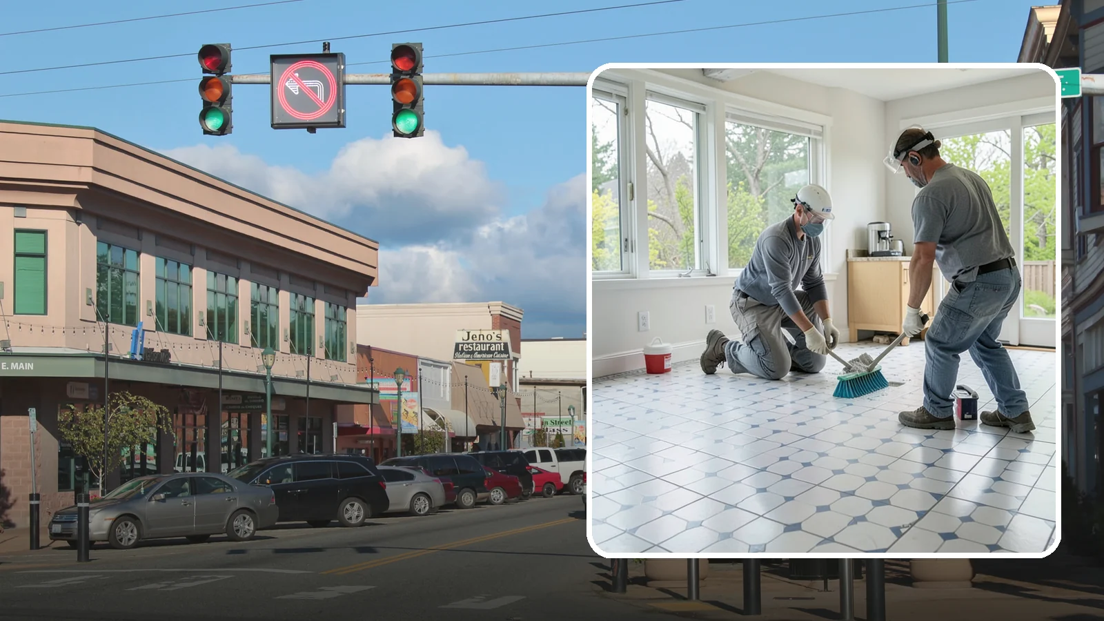 Porcelain Tile Flooring in Monroe, Snohomish County, WA - Dense, water-resistant porcelain tile flooring engineered for the toughest and wettest spaces in your home.