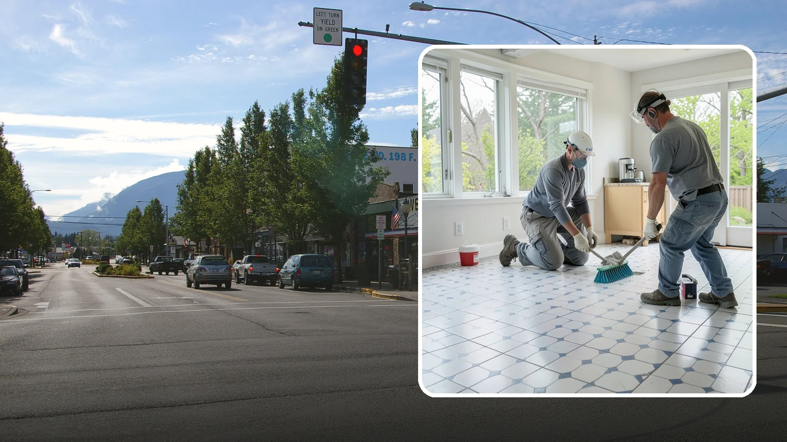 Porcelain Tile Flooring in North Bend, King County, WA - Dense, water-resistant porcelain tile flooring engineered for the toughest and wettest spaces in your home.