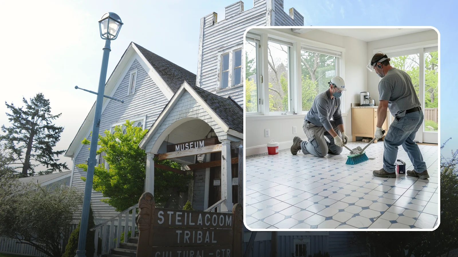 Porcelain Tile Flooring in Steilacoom, Pierce County, WA - Dense, water-resistant porcelain tile flooring engineered for the toughest and wettest spaces in your home.