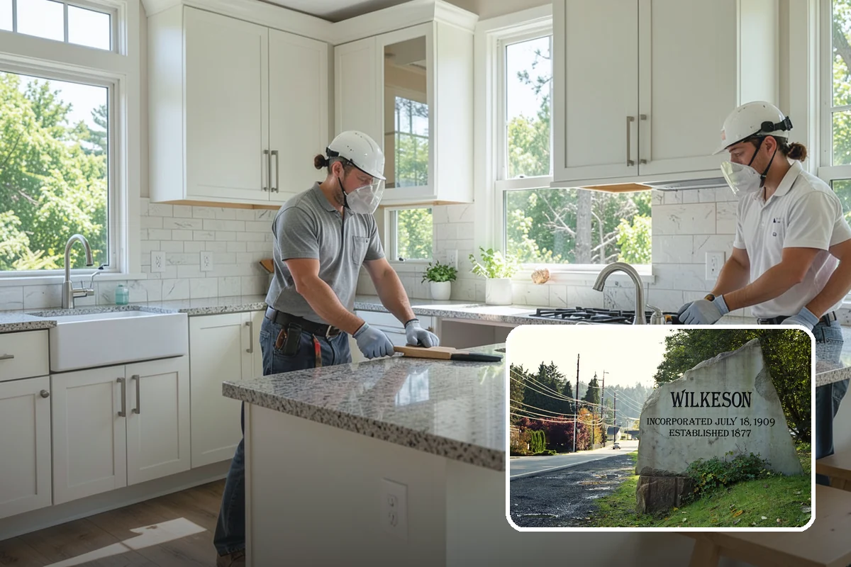 Porcelain Tile Flooring in Wilkeson, Pierce County, WA - Near-zero water absorption for wet areas