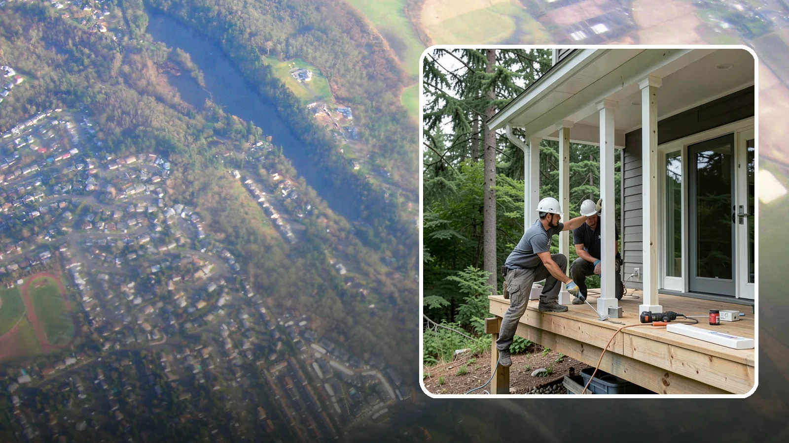 Porch Column Installation in Algona, King County, WA - Porch column installation that provides structural support and defines your home's front facade.