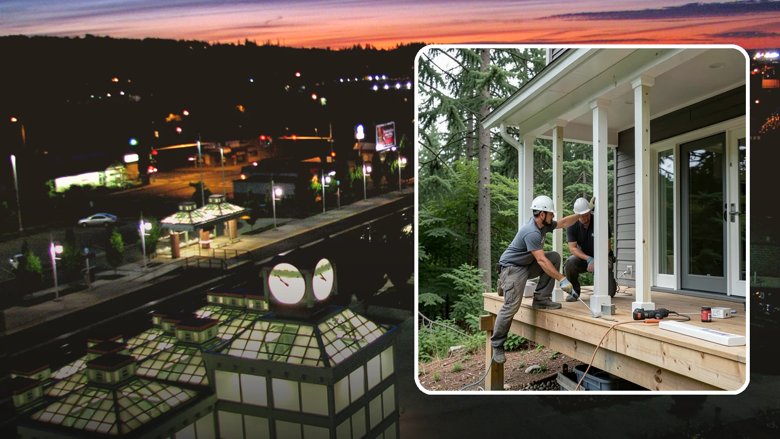 Porch Column Installation in Auburn, King County, WA - Porch column installation that provides structural support and defines your home's front facade.