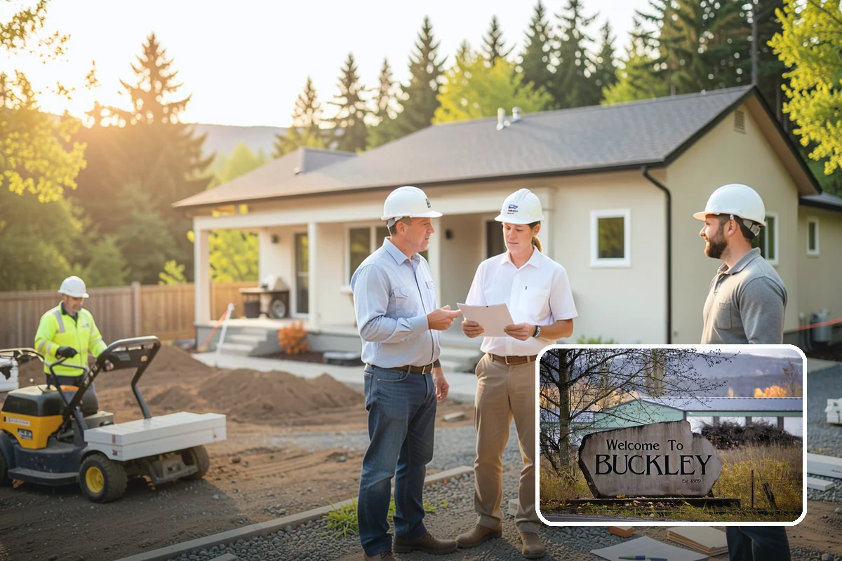 Porch Column Installation in Buckley, Pierce County, WA - Provides genuine structural roof support