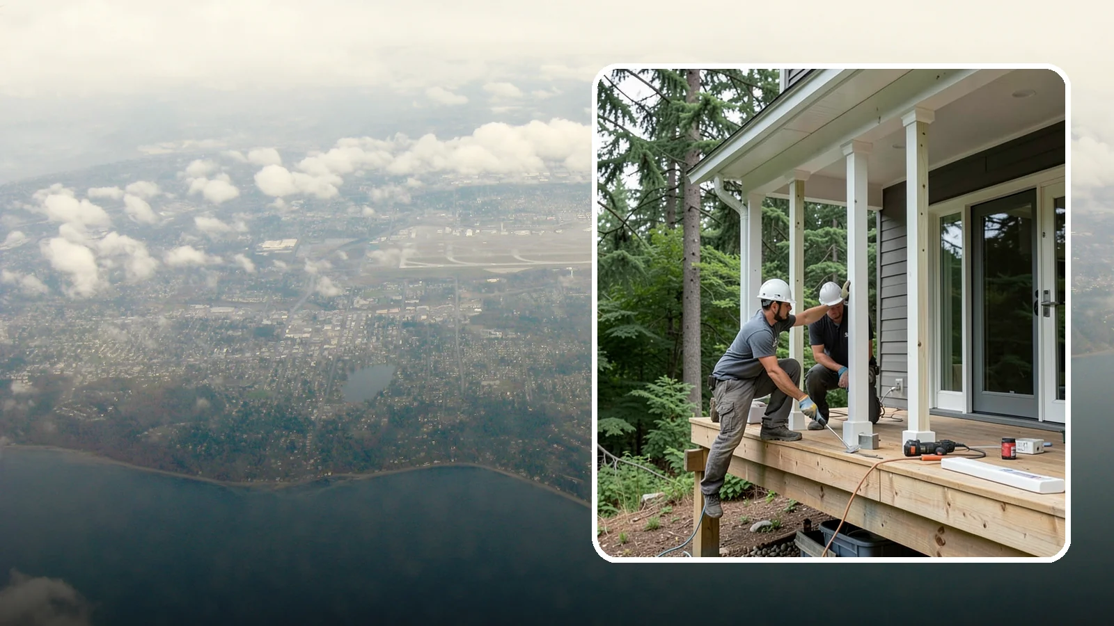 Porch Column Installation in Burien, King County, WA - Porch column installation that provides structural support and defines your home's front facade.