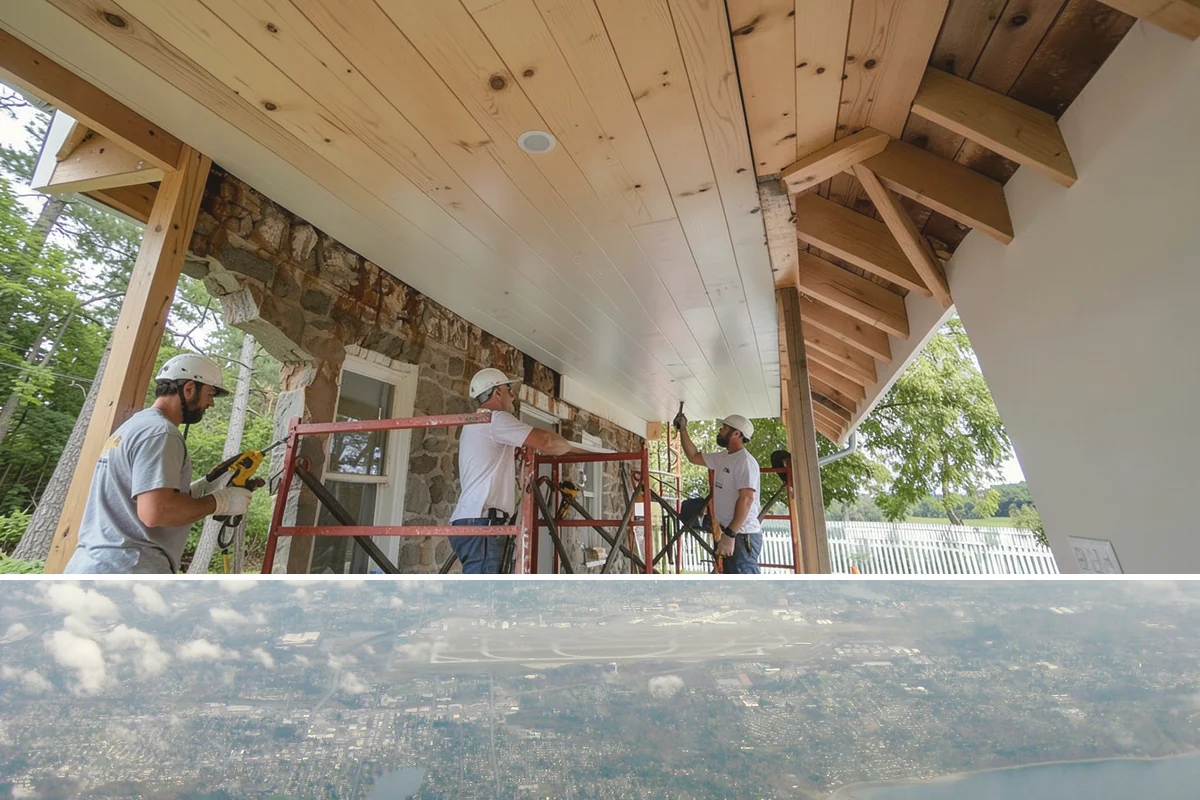 Porch Column Installation in Burien, King County, WA - Column work fits any time of year, with dry weather preferred for exterior painting and finishing.