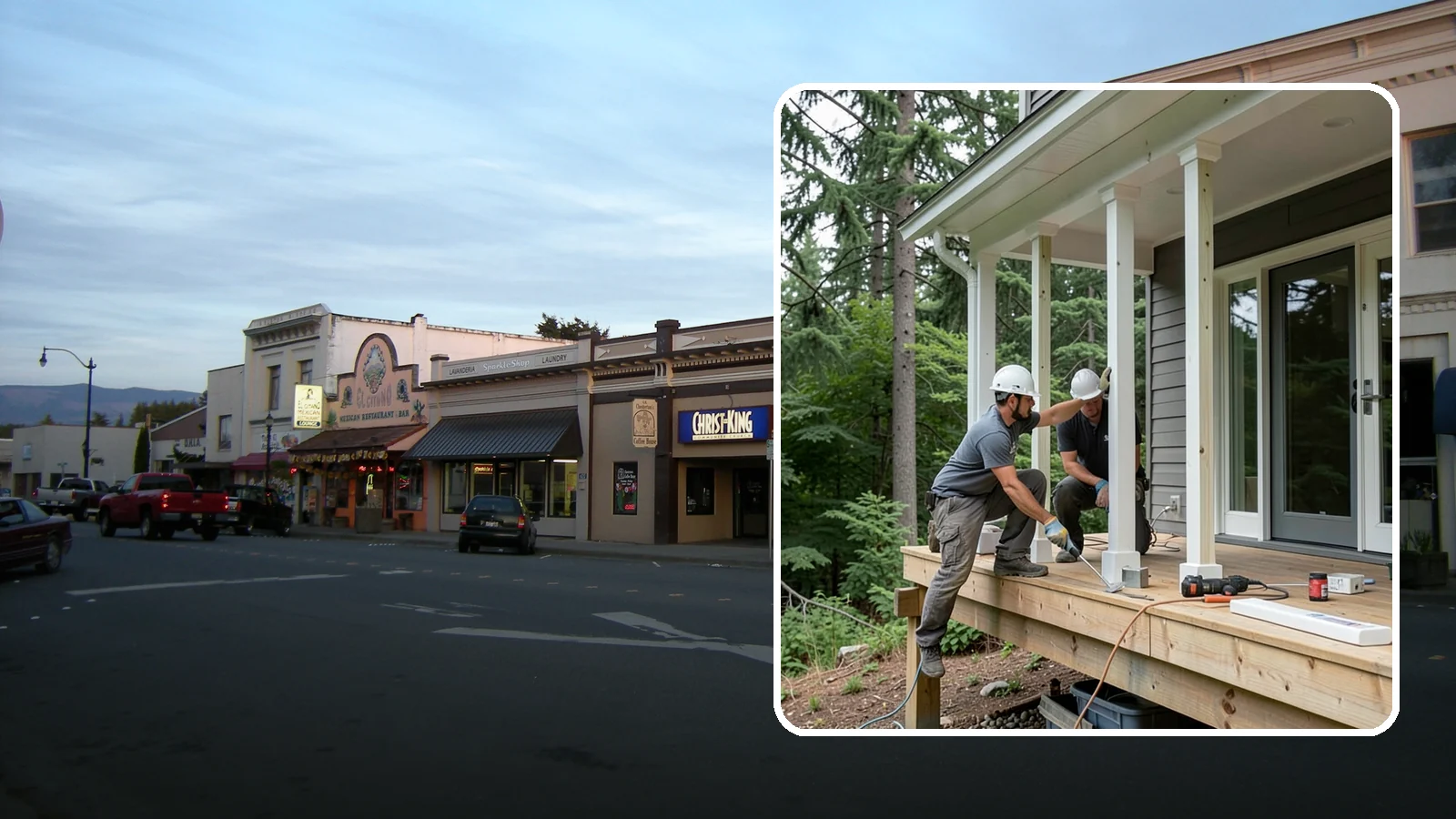 Porch Column Installation in Burlington, Skagit County, WA - Porch column installation that provides structural support and defines your home's front facade.