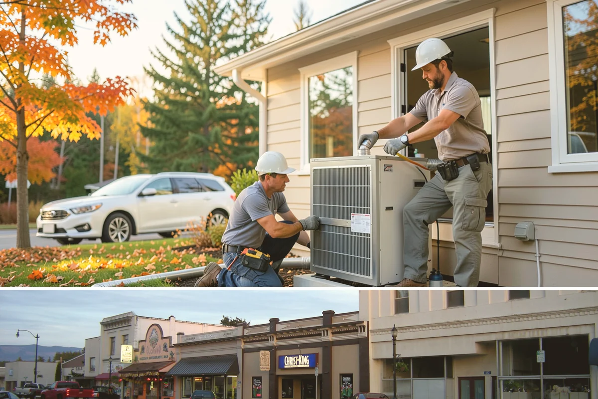 Porch Column Installation in Burlington, Skagit County, WA - Column work fits any time of year, with dry weather preferred for exterior painting and finishing.