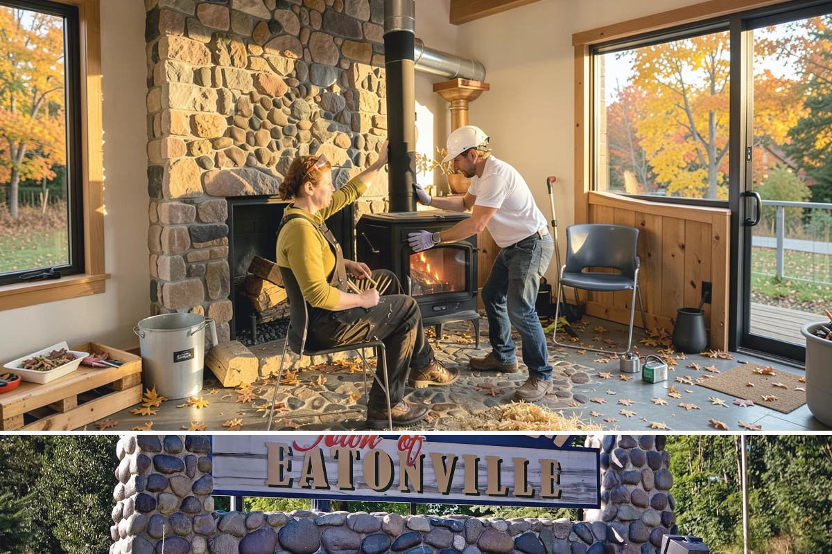Porch Column Installation in Eatonville, Pierce County, WA - Column work fits any time of year, with dry weather preferred for exterior painting and finishing.