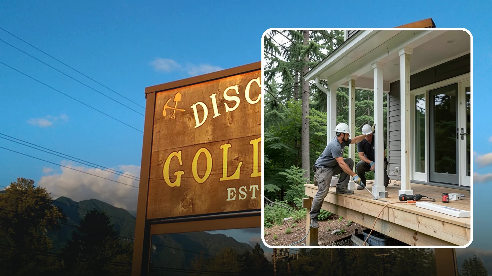 Porch Column Installation in Gold Bar, Snohomish County, WA - Porch column installation that provides structural support and defines your home's front facade.