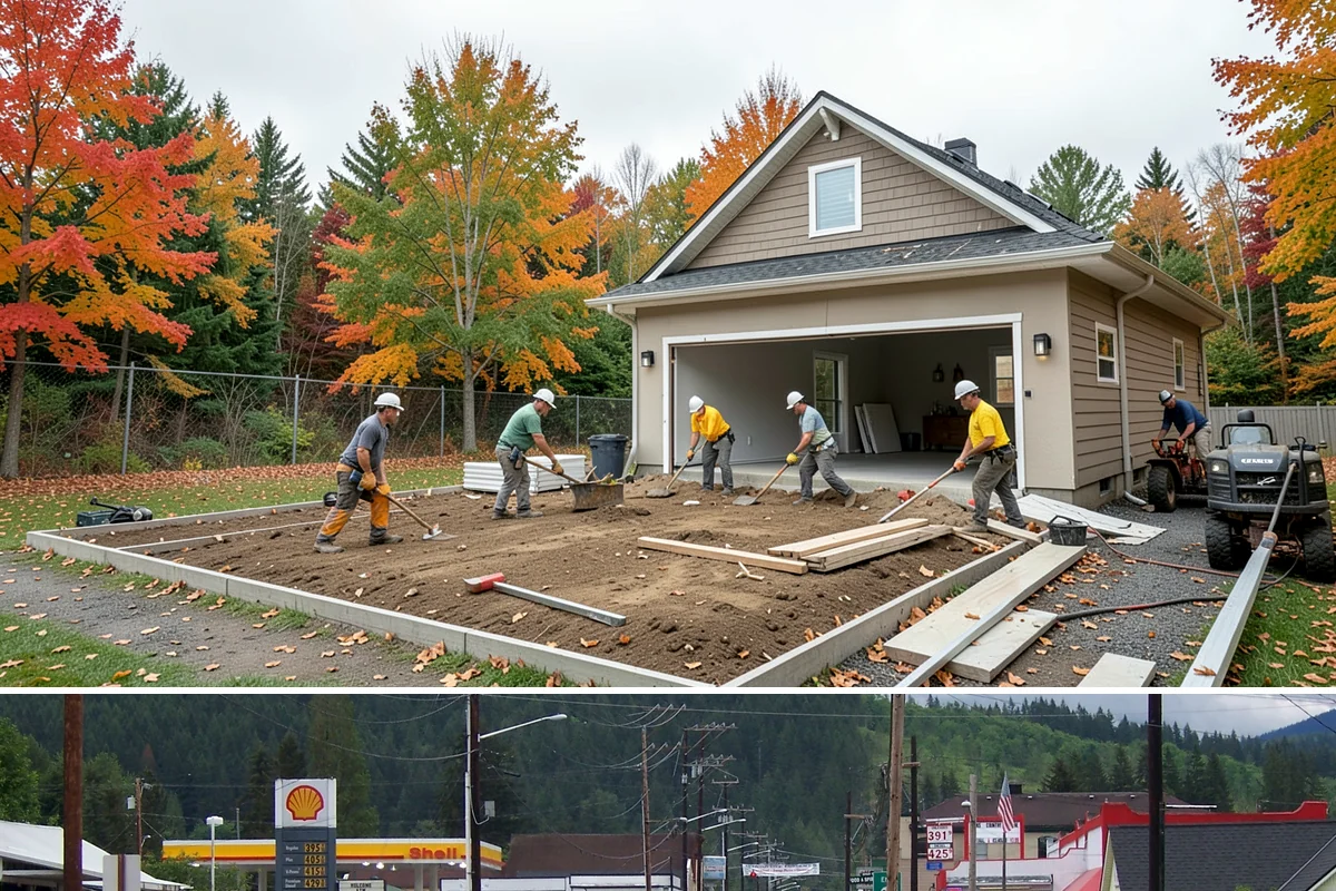 Porch Column Installation in Granite Falls, Snohomish County, WA - Column work fits any time of year, with dry weather preferred for exterior painting and finishing.
