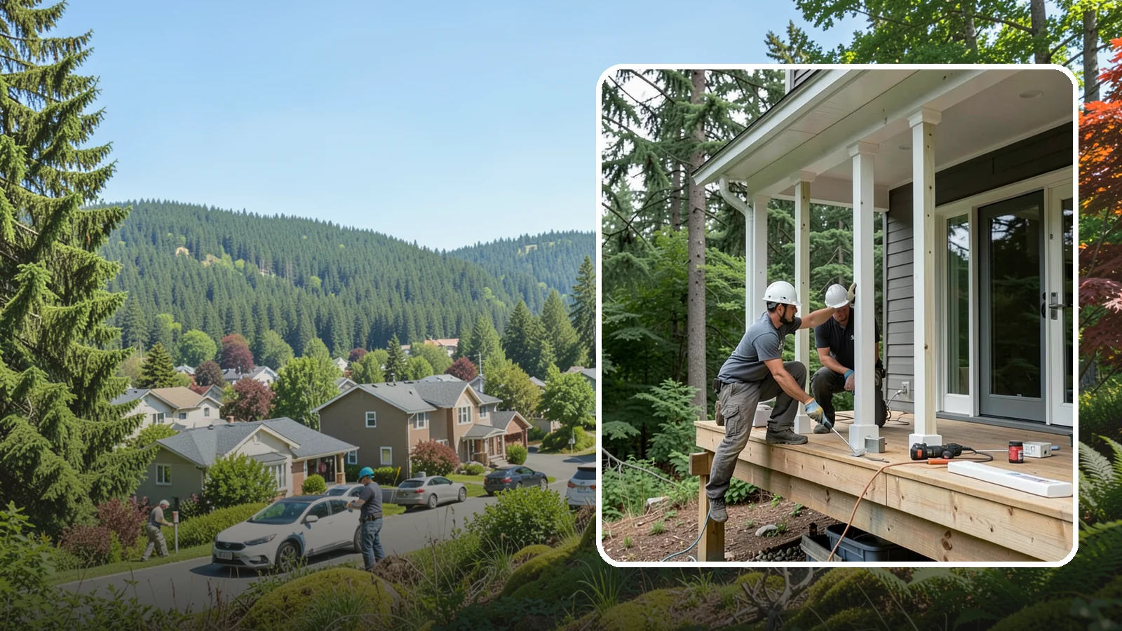 Porch Column Installation in Index, Snohomish County, WA - Porch column installation that provides structural support and defines your home's front facade.